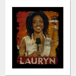 TEXTURE ART-Lauryn Hill - RETRO STYLE 3 Posters and Art